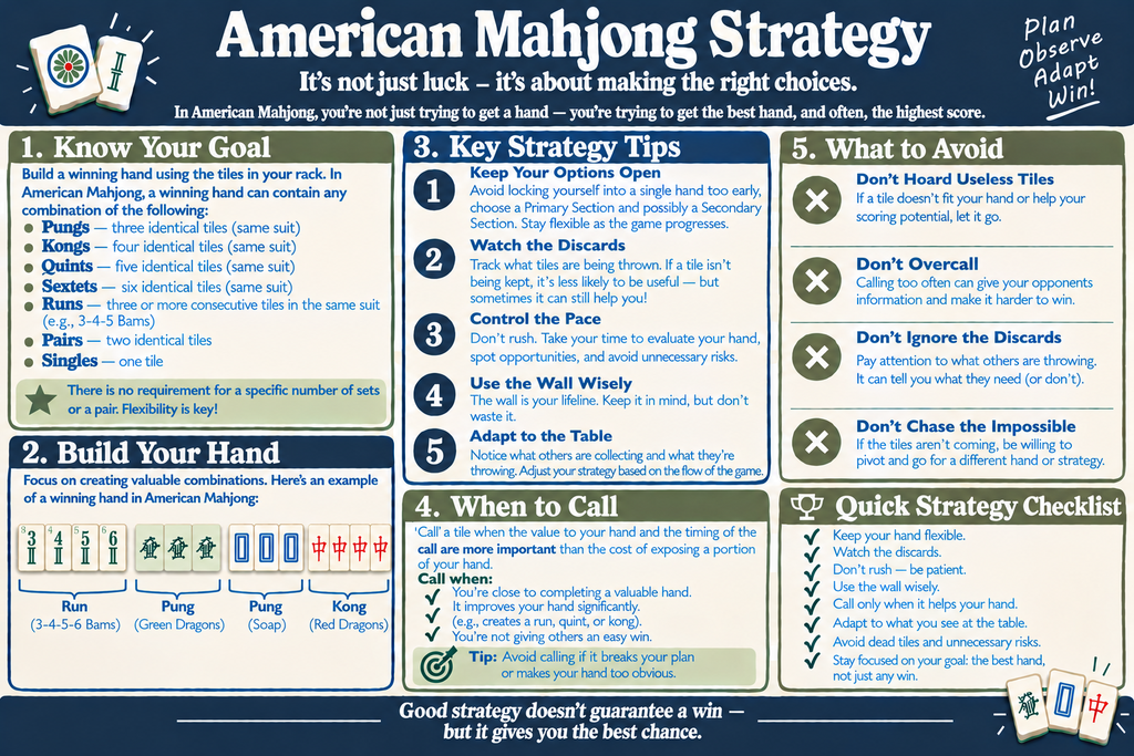 american mahjong strategy guide